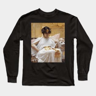 John William Waterhouse - Cleopatra Long Sleeve T-Shirt